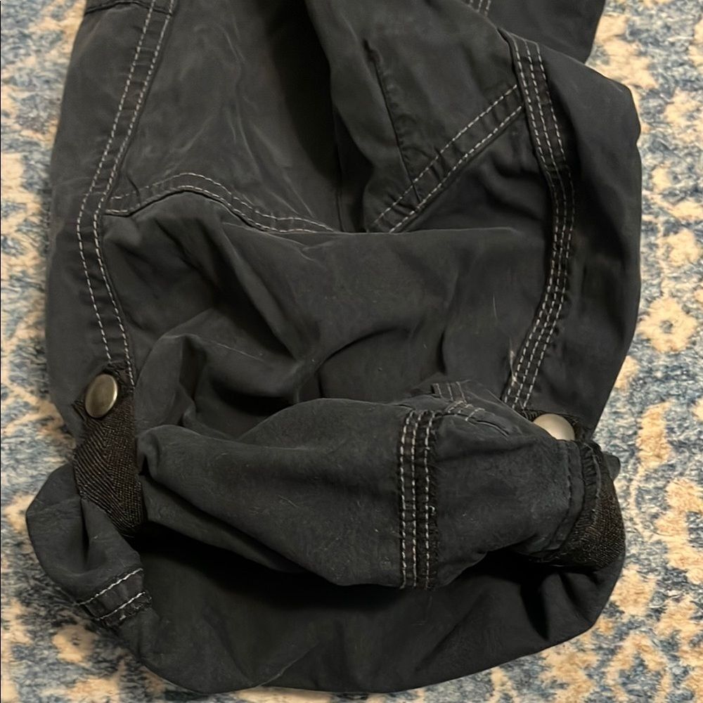 Kuhl Blue Cargo Outdoor Gorpcore Pants Camping Woods Mountains Hiking - Picture 15 of 15